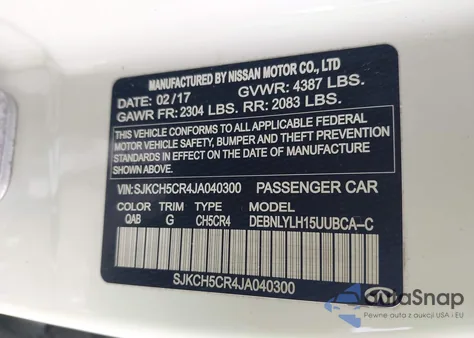 2018 Infiniti Qx30 Premium из США, поврежденный, VIN SJKCH5CR4JA040300